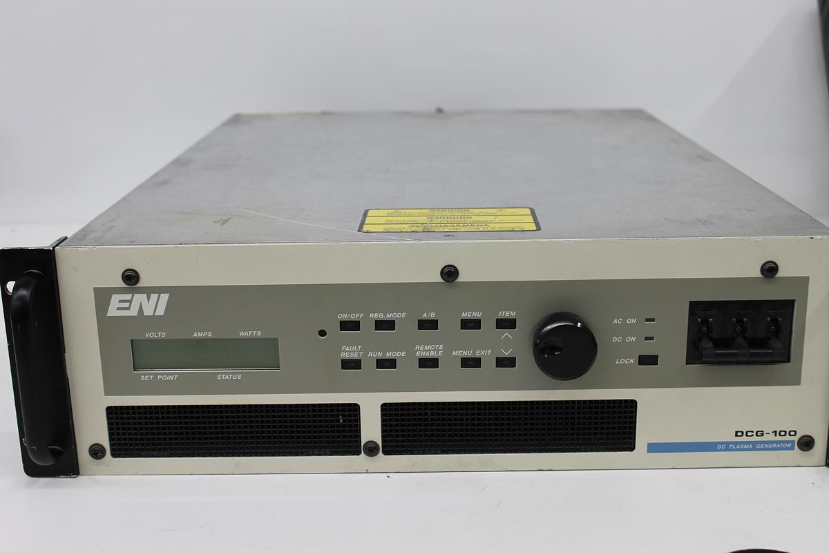 Used ENI Power Systems DCG-100 DC Plasma Generator