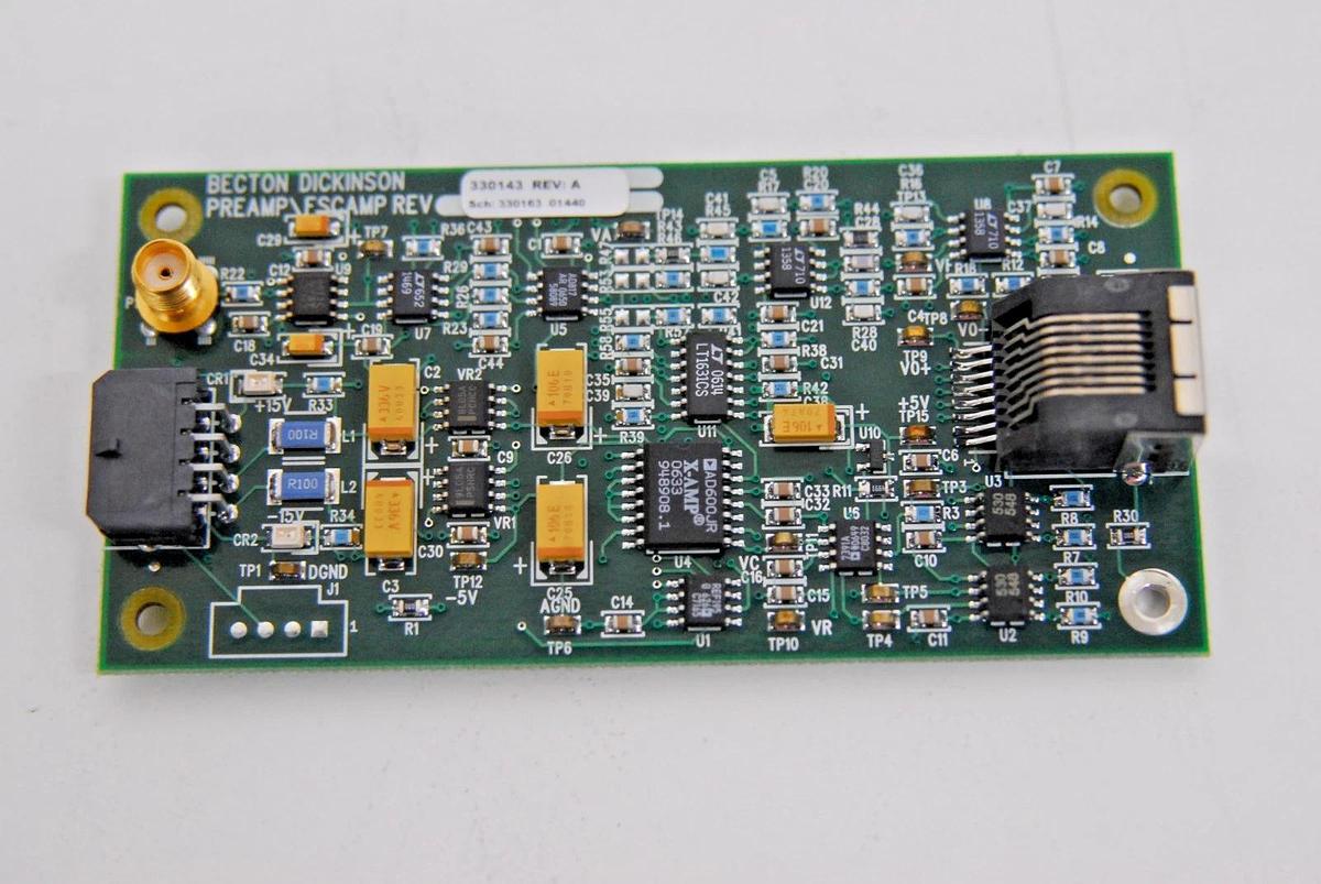 Used Becton-Dickinson 330143 PREAMP/FSCAMP Board - BD FACSAria