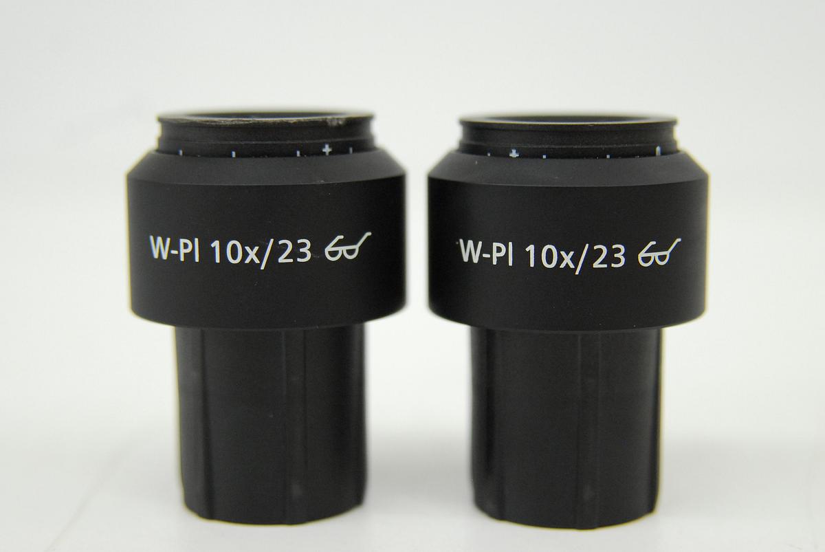 Used Zeiss 1016-758 W-PL 10x/23 Eyepiece Set (30mm Tube)