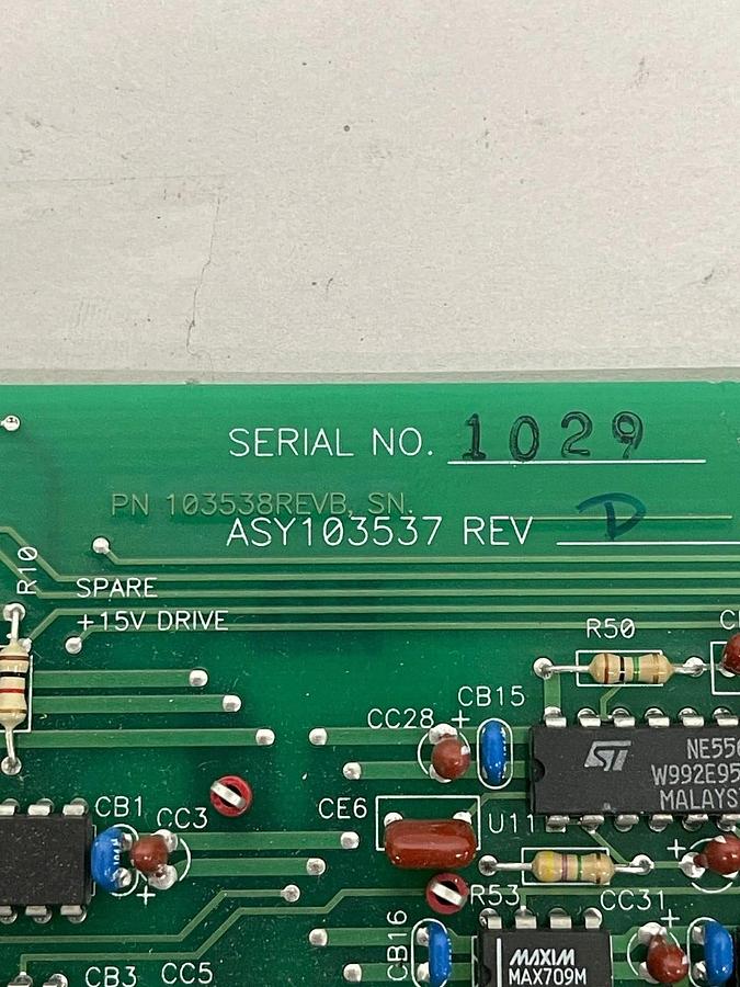 Used Analytica 103538 REV B Distribution Card Assy (From API 100 Controller)