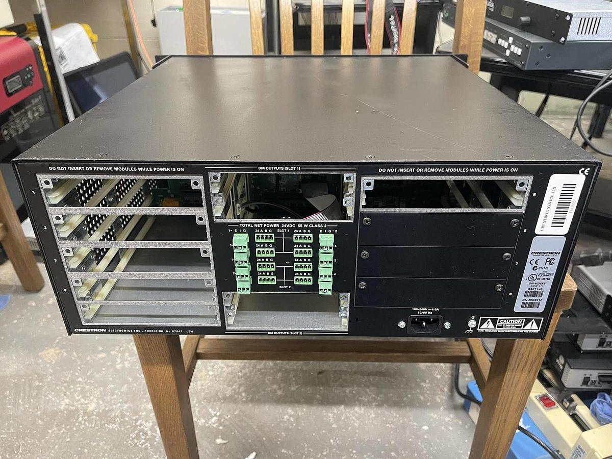 Used Crestron DM-MD8X8 *No Input Cards*