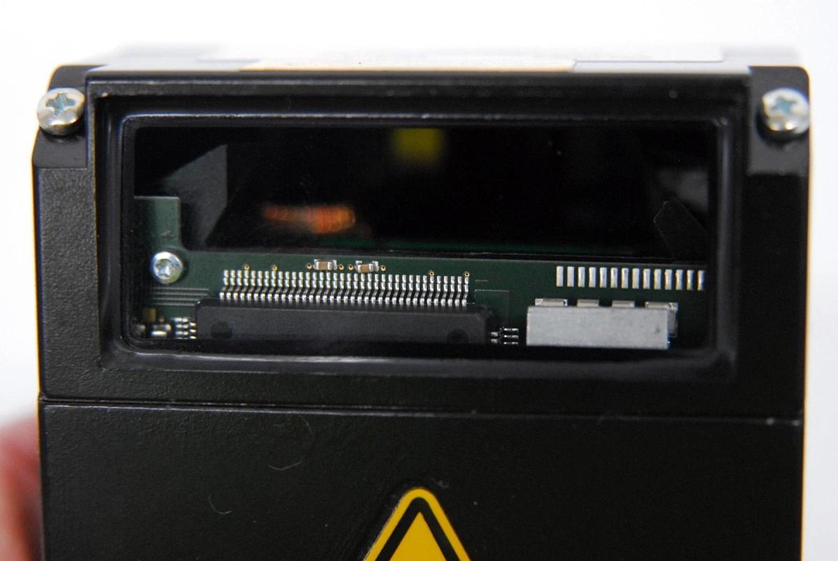 Used Leuze BCL 148.70 50113233 650nm Laser Barcode Scanner W/ Stratec 2096-0-3 Board