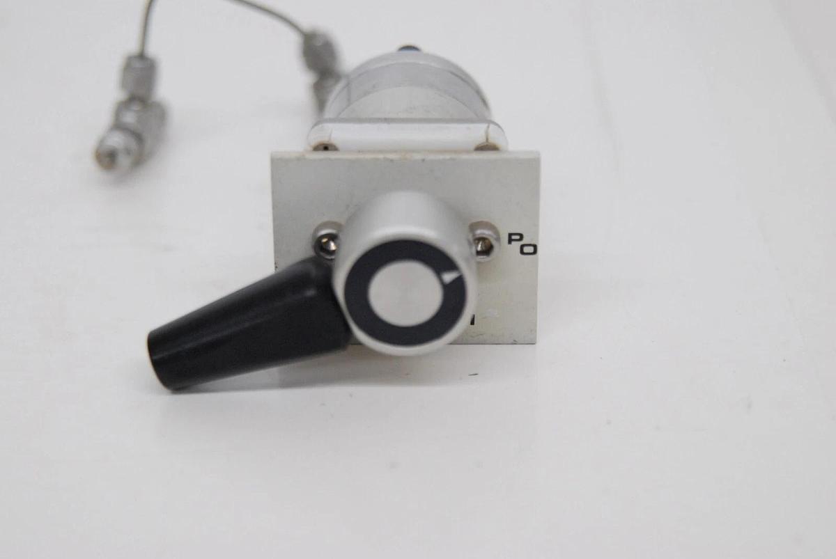 Used Rheodyne 7060 7-Port 6-Position Selection Valve W/ Mount