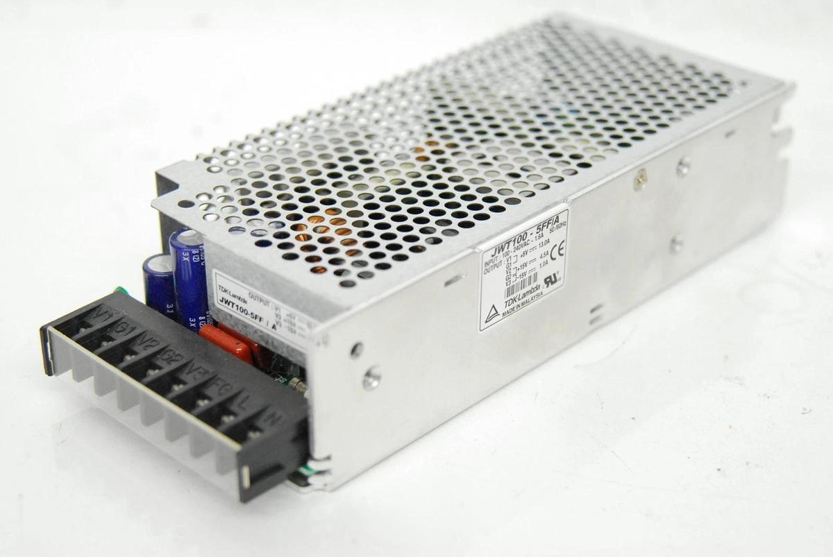Used Lambda JWT100-5FF/A Triple Output Power Supply 100W +5V,13A/+15V,4.5A/+15V,1.0A