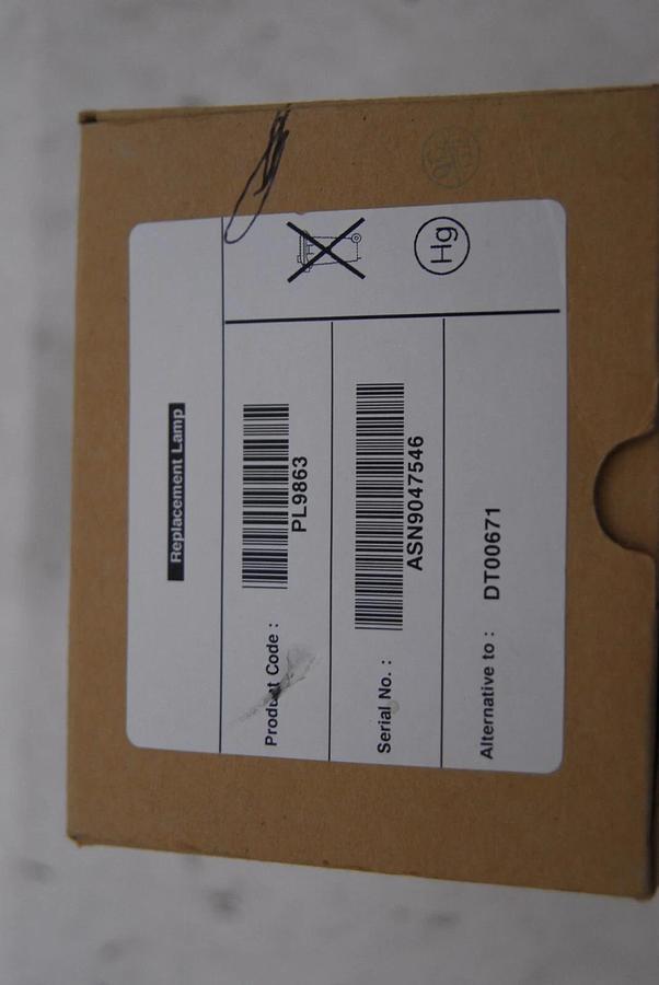 Used PL9863 Replacement Projector Bulb (Alternative to: DT00671)