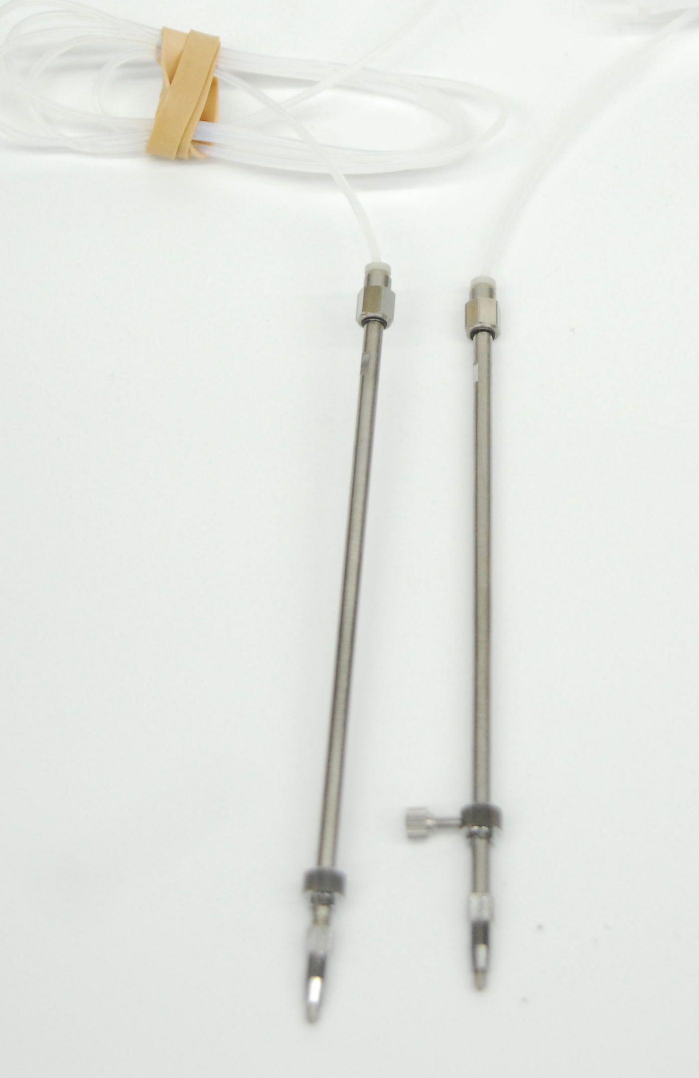 Used Narishige IM-11-2A Pneumatic Microinjectors w/ HI-9 Holders Magnetic Bases - Lot of 2
