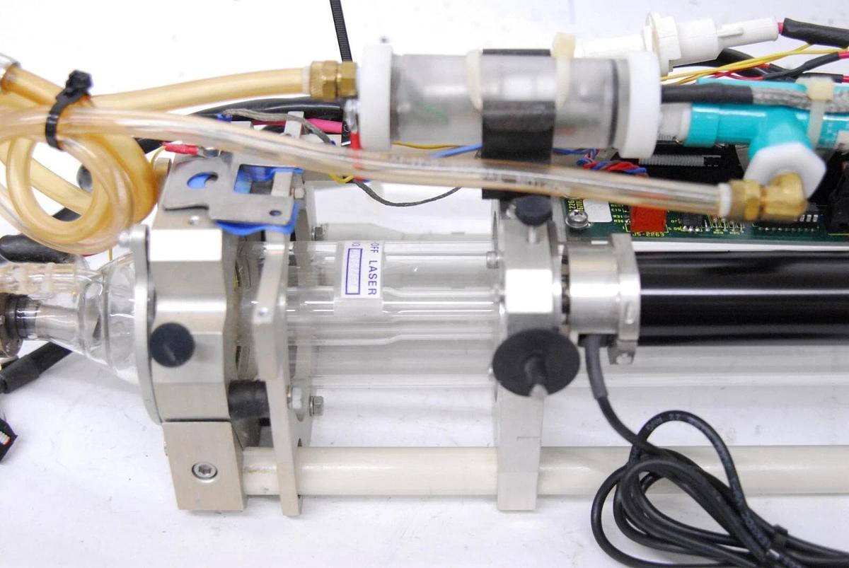 Used Sharplan 1020 Sealed-Off Laser System W/ Melles Griot 05-LHR-289 HeNe Laser, PSU