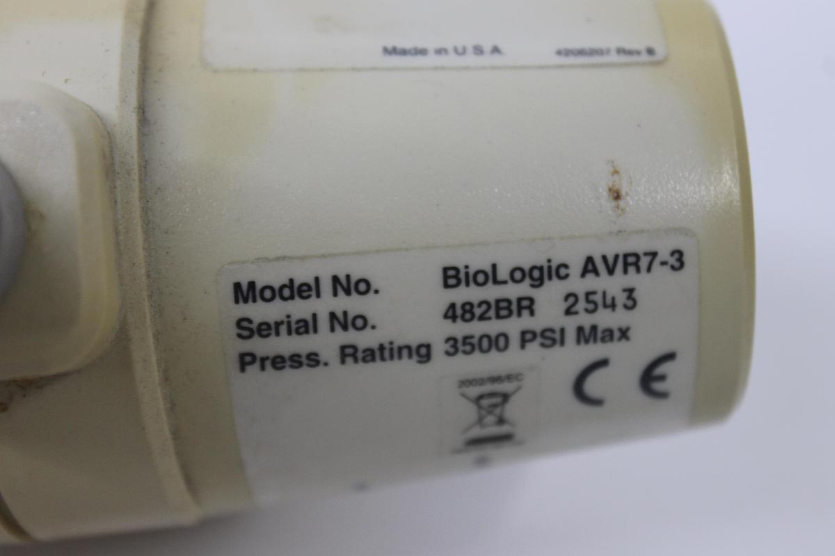 Used BIO RAD BioLogic AVR7-3 482BR 3500 PSI Max Automated Sample Injection Valve