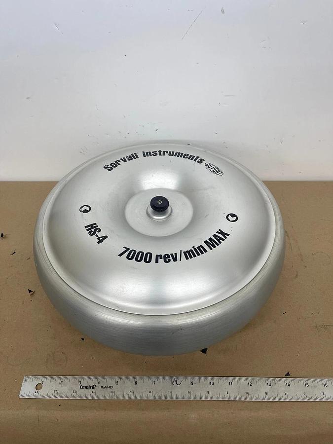 Used Sorvall DuPont HS-4 7000 Rev/Min Rotor W/ Sorvall DuPont Buckets 00482