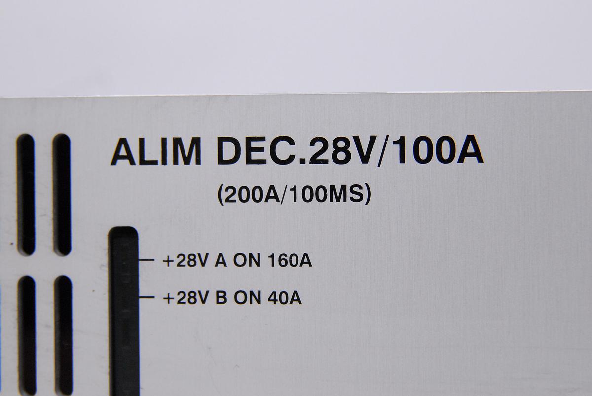 Used Bruker 30110 ALIM DEC.28V/100A Power Supply Unit - BioSpin MRI