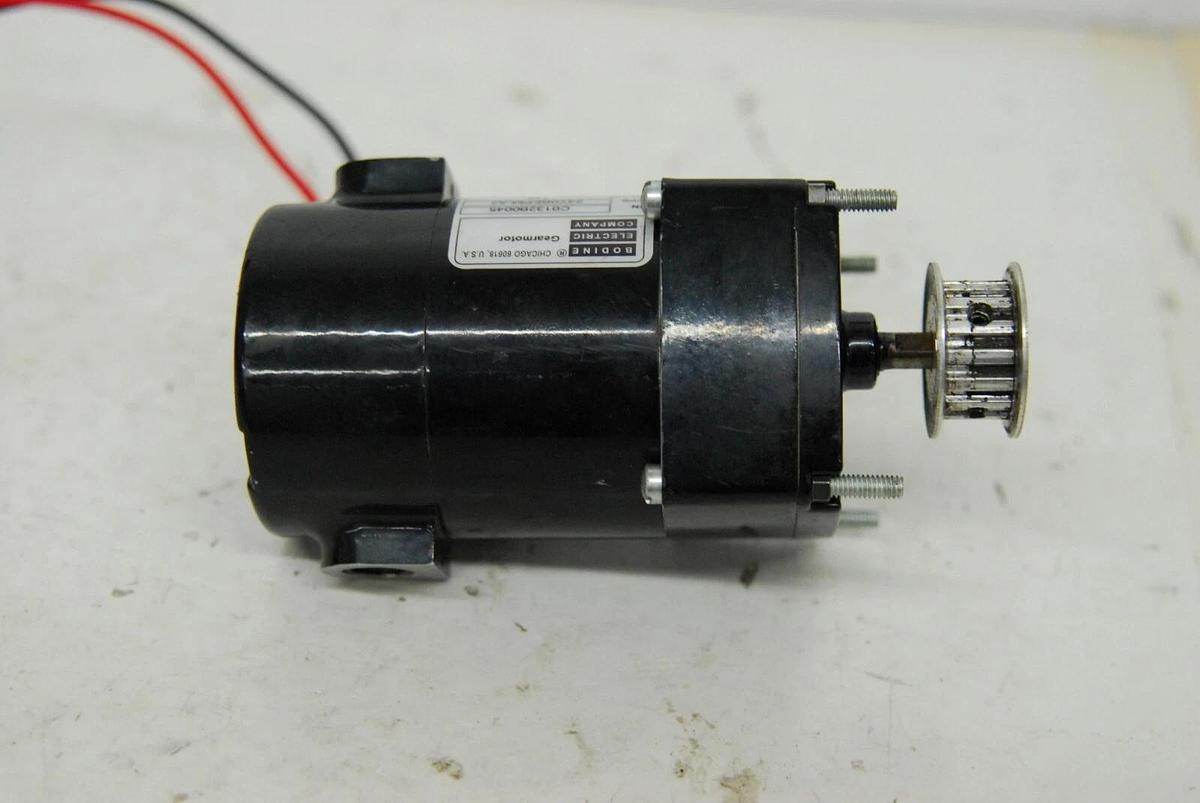 Used BODINE 24Y0BEPM-A2 GEARMOTOR 115V 1/96 HP RPM 83 TORQ 5LB-IN RATIO 30:1