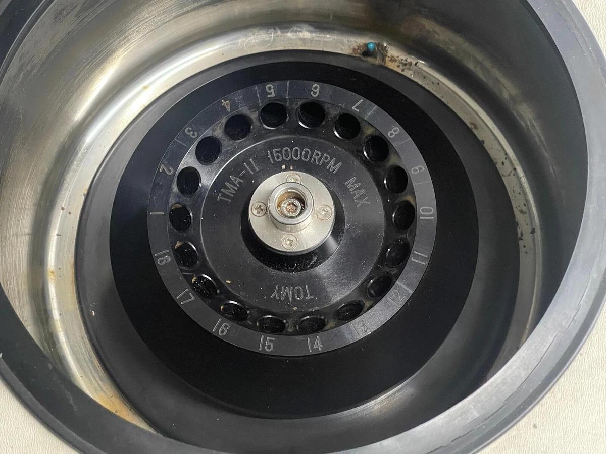 Used Tomy Seiko MRX-151 High Speed Micro Refrigerated Centrifuge W/ Tomy TMA-11 Rotor