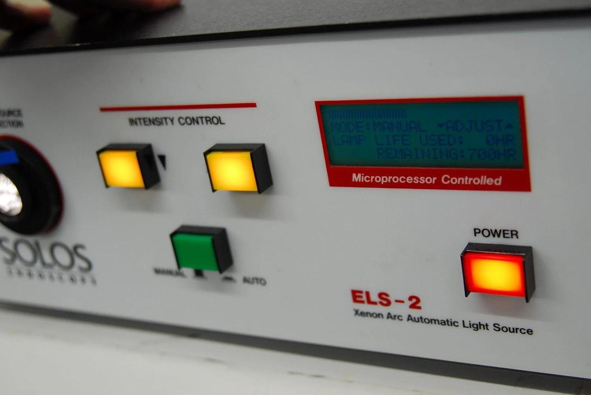 Used Solos Endoscopy ELS-2 Xenon Arc Automatic Light Source - READ DESCRIPTION