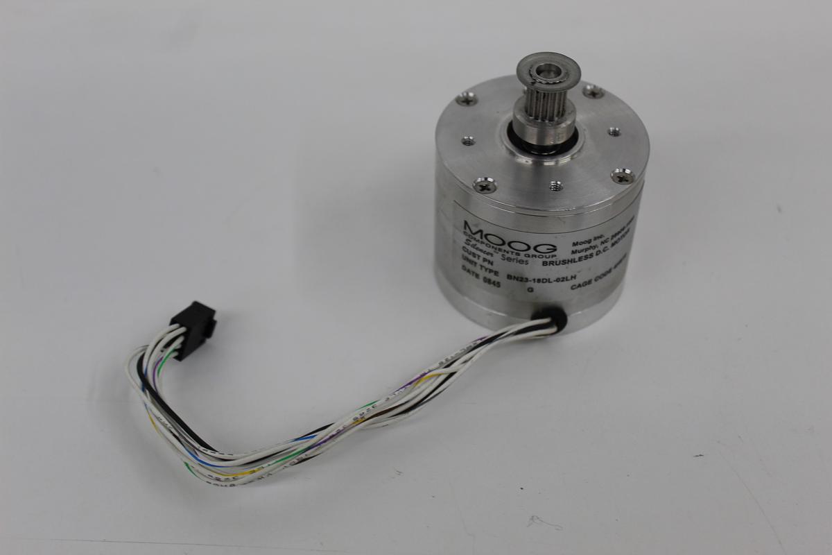 Used MOOG Silencer Series BN23-18DL-02LH Brushless DC Motor 9991-012