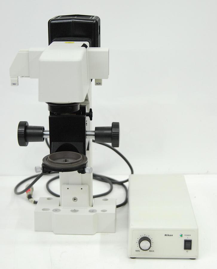 Used Nikon T-DH Dia Illumination Pillar W/ TE2-PS100W, LHS-H100P-1 Lamp (TE2000-E)