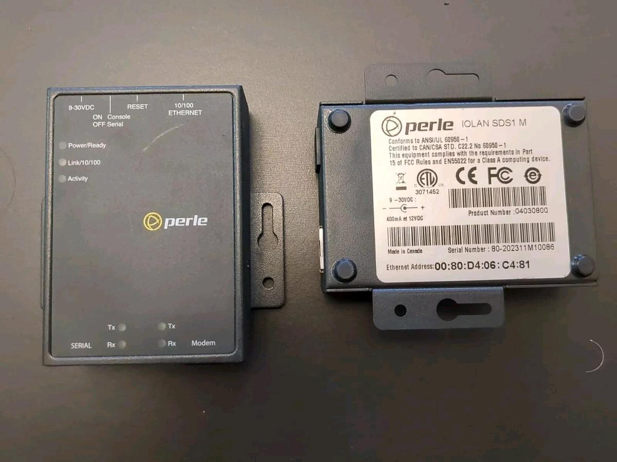 Used Perle IOLAN SDS1 M Secure Device Server