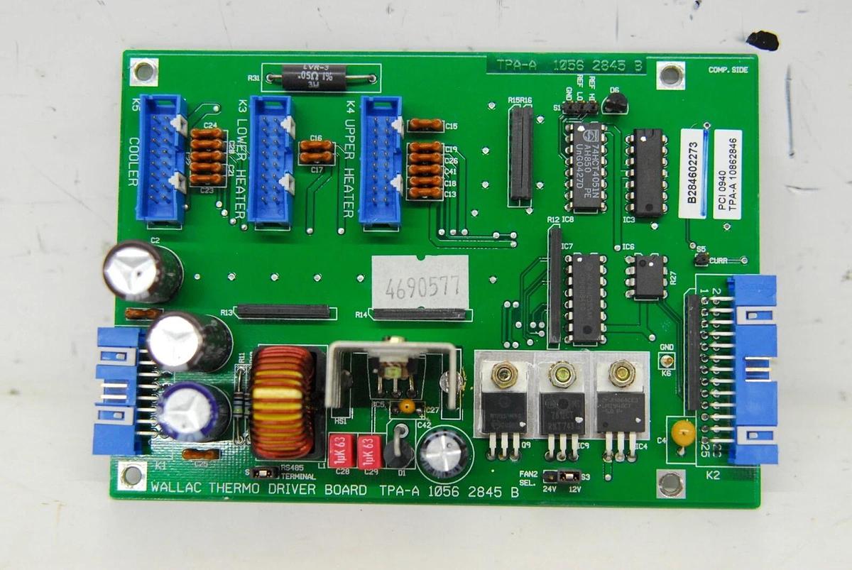 Used Wallac 1056 2845 B TPA-A Thermo Driver Board