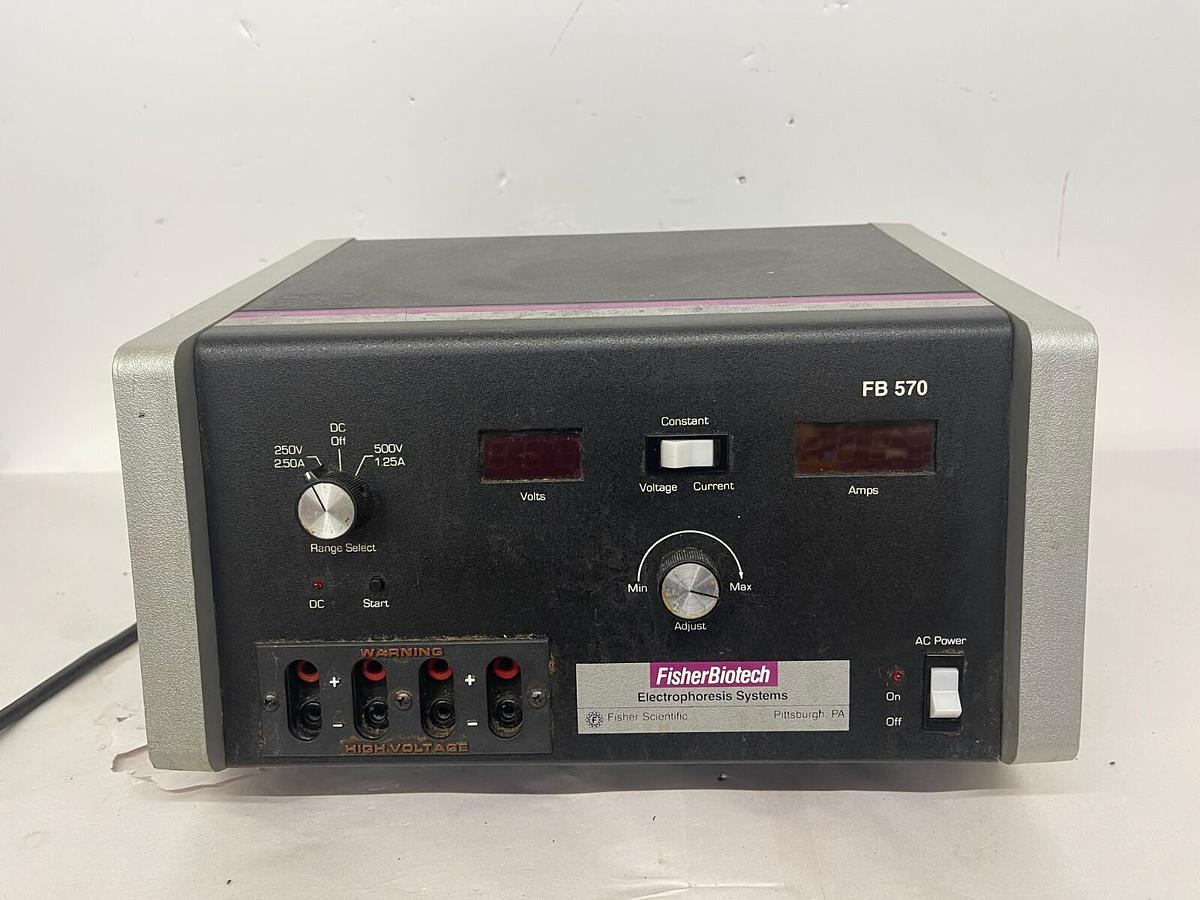 Used Fisher Biotech FB 570 (FB570) Electrophoresis Power Supply - TESTED
