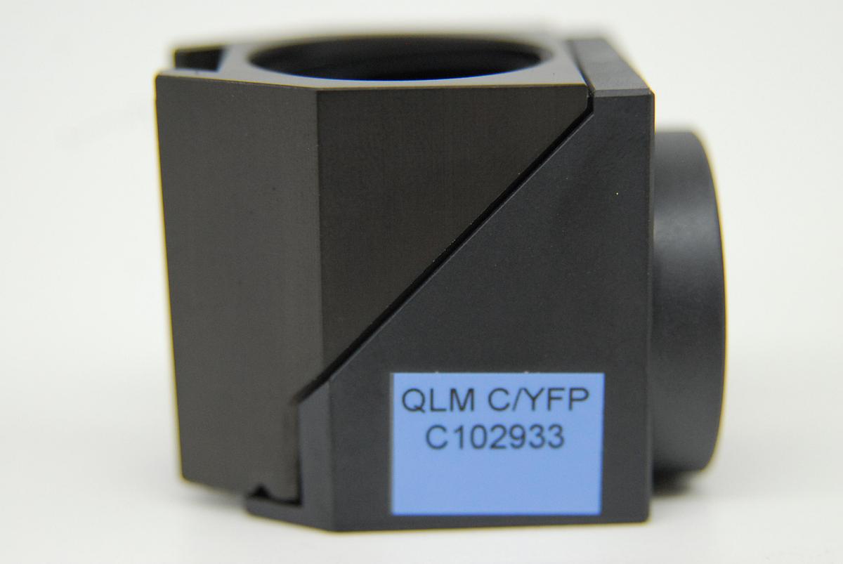 Used Olympus U-MF2 QLM C/YFP 52-850259-000 Microscope Fluorescence Filter Cube