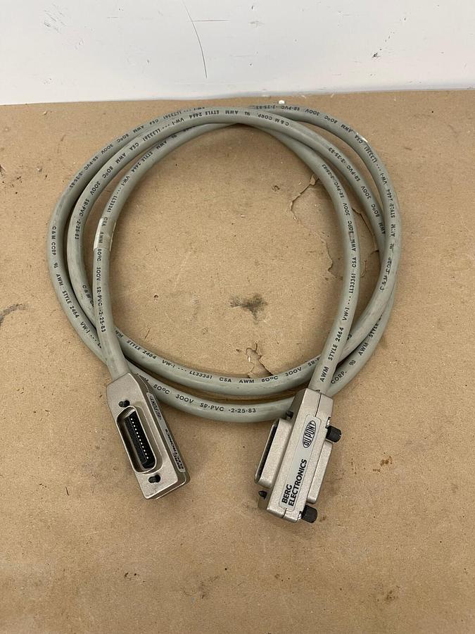 Used Dupont Berg Electronics 81190-020 double-shielded cable 2-meter GPIB interface