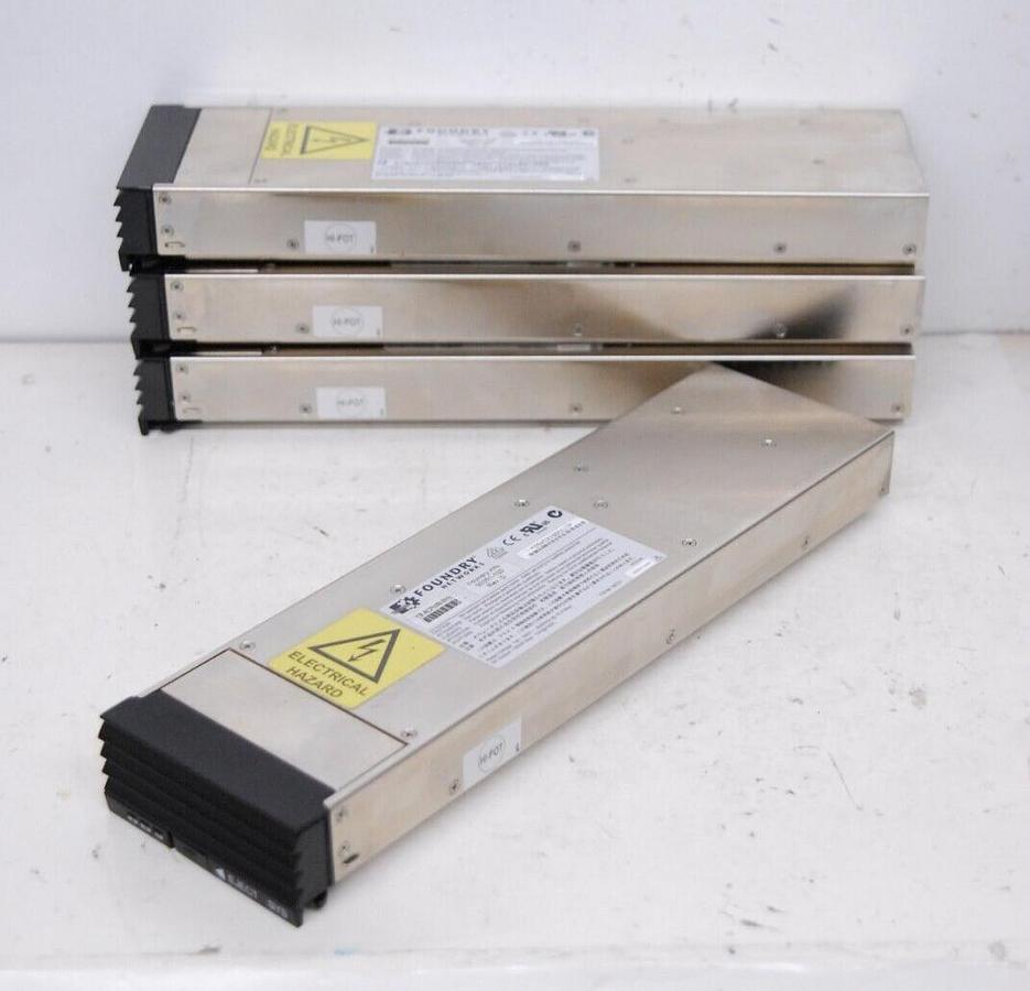 Used Foundry Networks SX-ACPWR-POE 1250W FastIron SuperX/SX800/SX1600 AC Power Supply