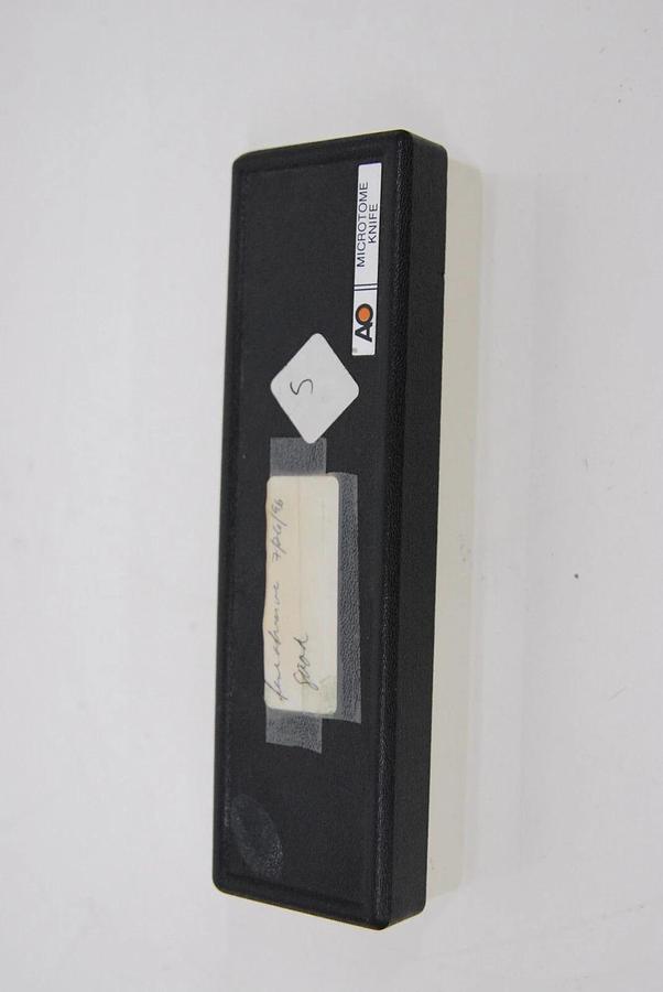 Used AO Reichert Microtome Knife 7.25" 185mm W/ Hard Case