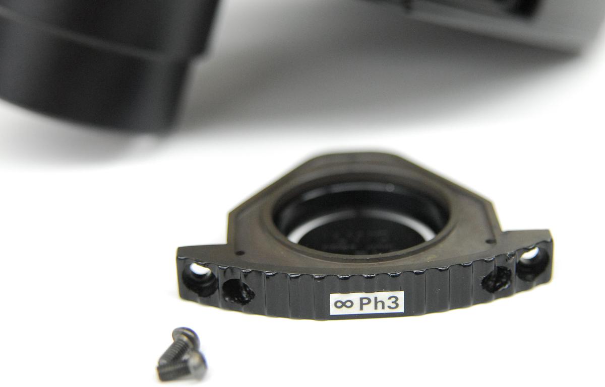 Used Nikon LWD 0.52 Condenser Turret W/ DIC N2 Prism, Ph1/Ph2/Ph3 Annuli