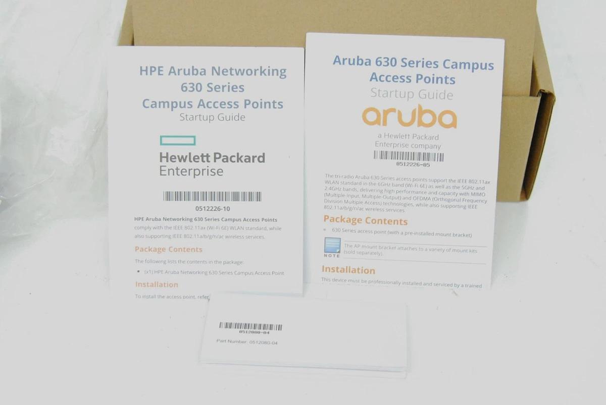 Used HPE R7J28A APIN0635 Aruba AP-635 (US) Wi-Fi 6E Internal Antennas Campus AP