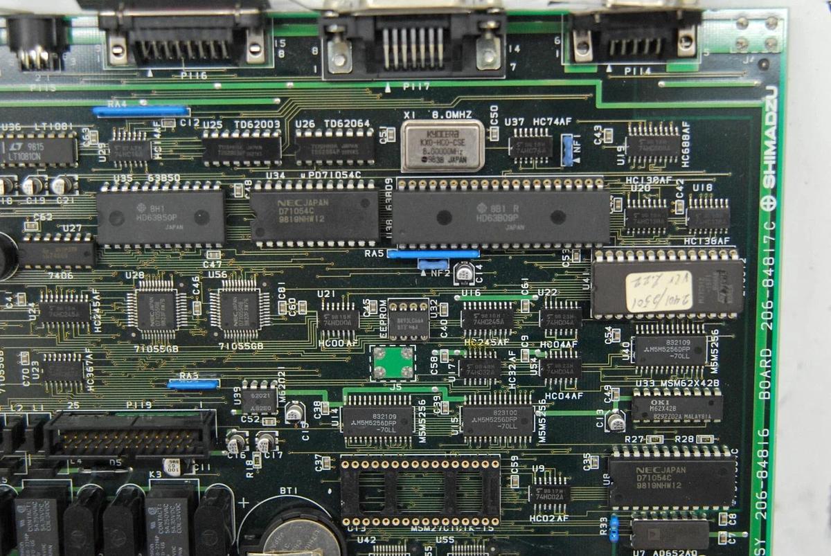 Used Shimadzu CPU UV-1600 206-84816-91 206-84817C Control Board - UV-2401 PC