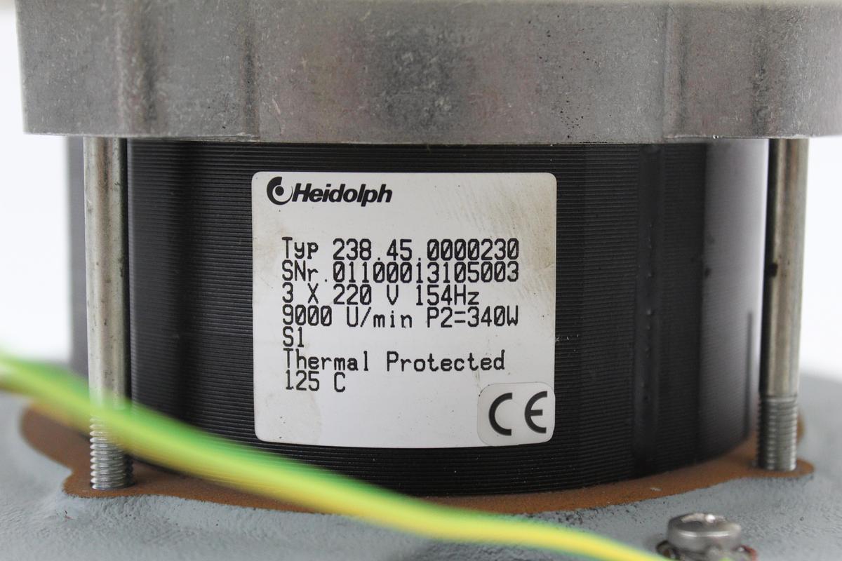 Used Heidolph 238.45.0000230 Centrifuge Motor 3PH 220V 340W