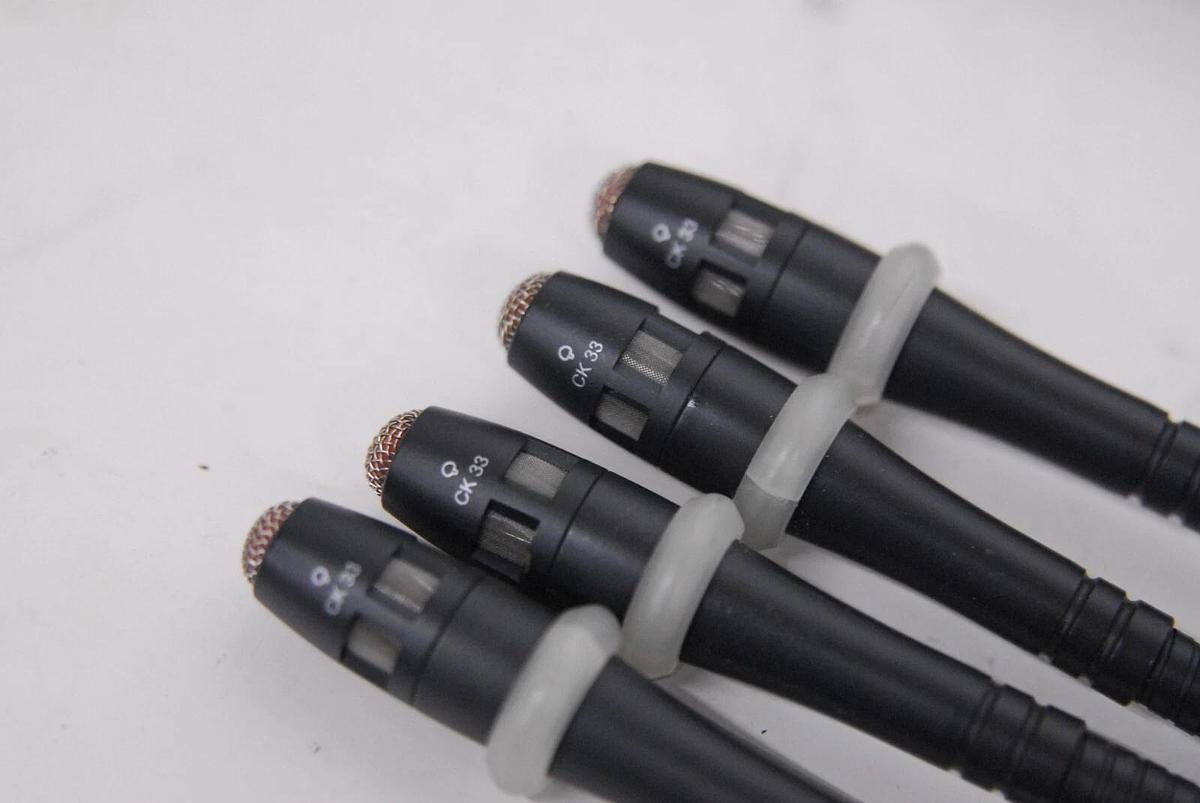 Used AKG CS5 DU Conference Delegate Base Unit W/ Microphone, 1x AC Adapter - Lot of 4