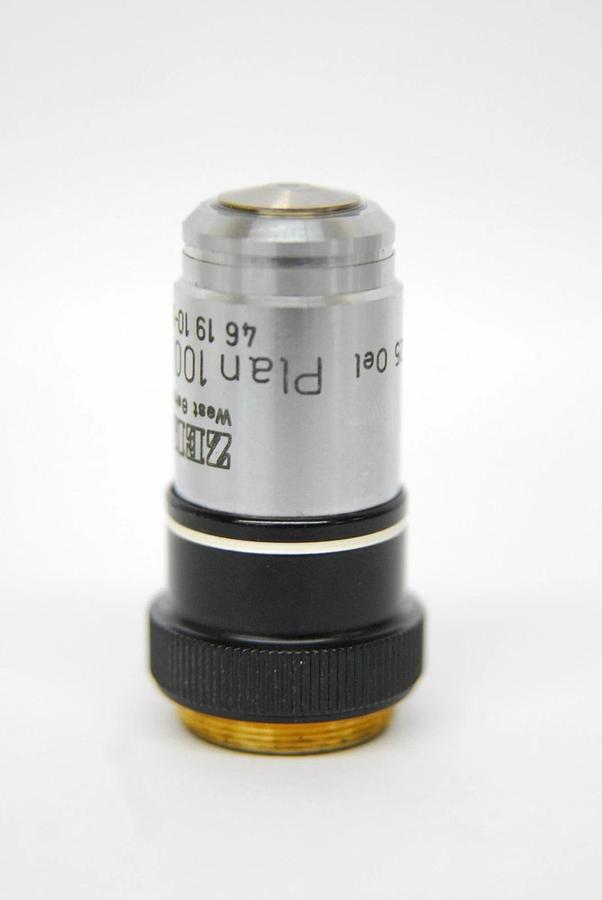 Used Zeiss 46 19 10-9902 Plan 100/1.25 Oel 160/- Objective (100x Oil)