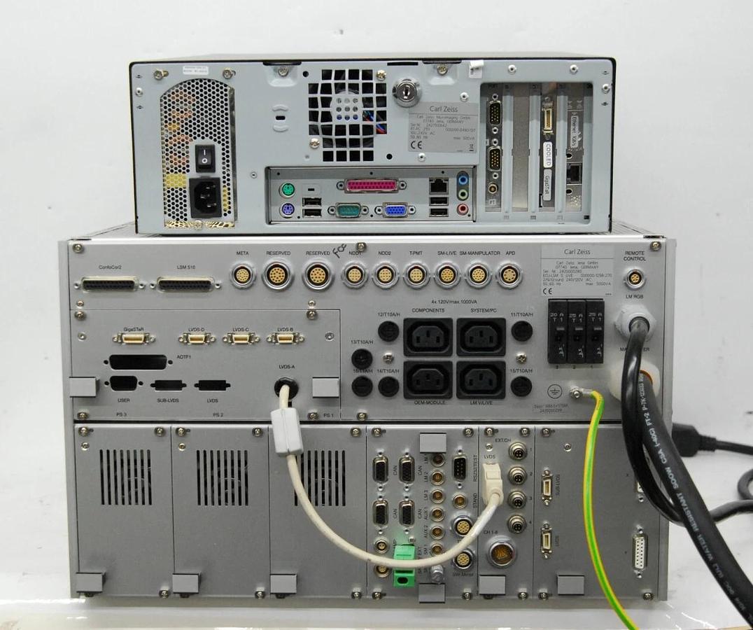 Used Zeiss LSM510 Laser Module - 1298-270 ECU-LSM 5 LIVE W/ PC (W/ Cards, No HDD)