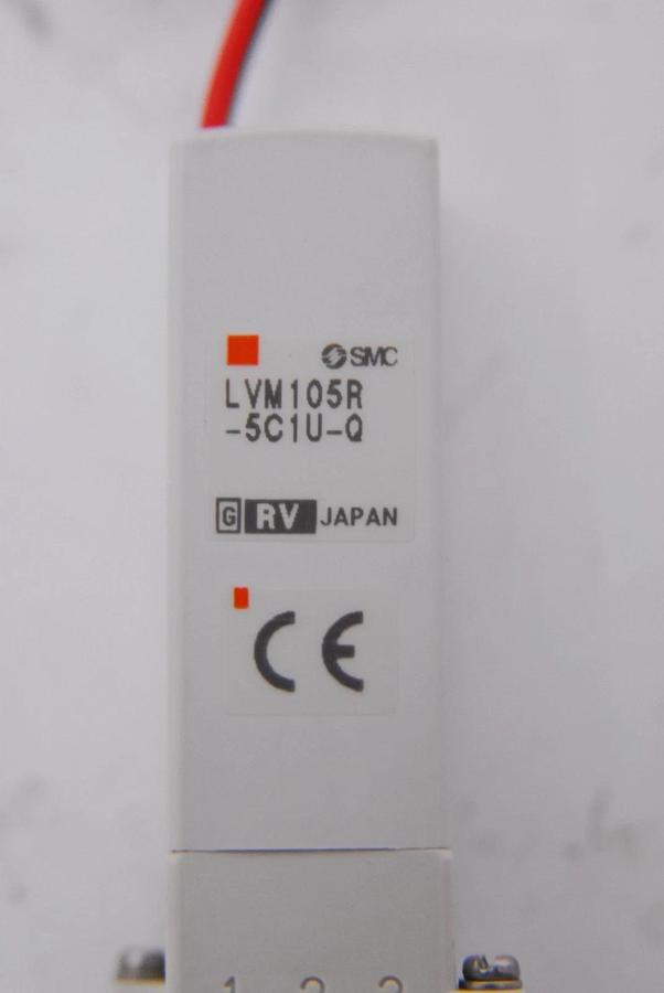 Used SMC LVM105R-5C1U-6-Q 3-Port Direct-Acting Base-Mounted Chemical Solenoid Valve
