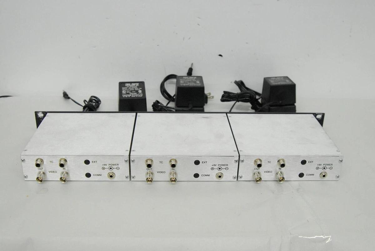 Used Horita RM-50 II Time Code Generator (2x W313, 1x T310) W/Power adapters - TESTED