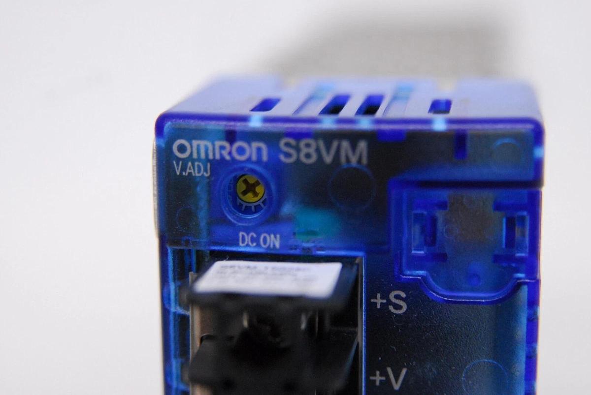 Used Omron S8VM-15024C Power Supply 150W 24V 6.5A 100/240V W/ Mounting Bracket
