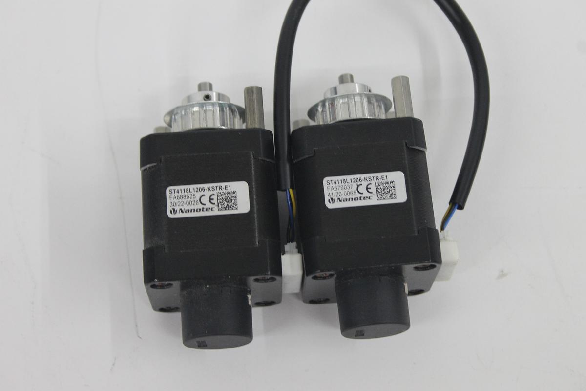Used Nanotec ST4118L1206-KSTR-E1 Stepper Motor LOT OF 2