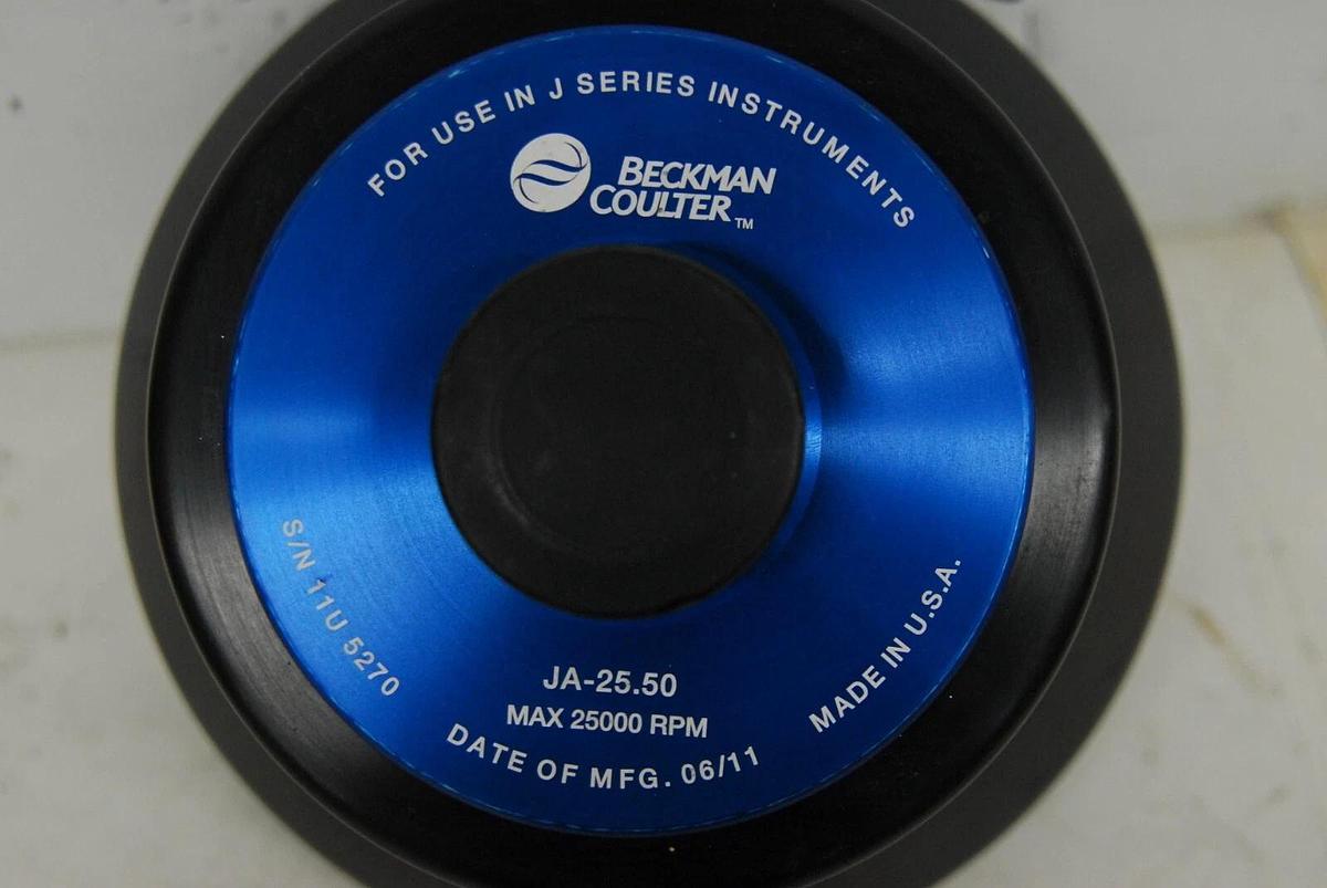 Used Beckman Coulter JA-25.50 Fixed-Angle Rotor 8x50mL 25,000 rpm (J Series)