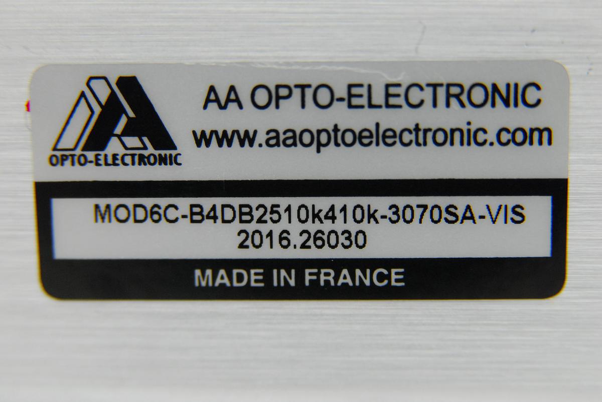 Used AA Opto-Electronic MOD6C-B4DB2510k410k-3070SA-VIS AOTFnC-VIS-TN 1105 Modulator