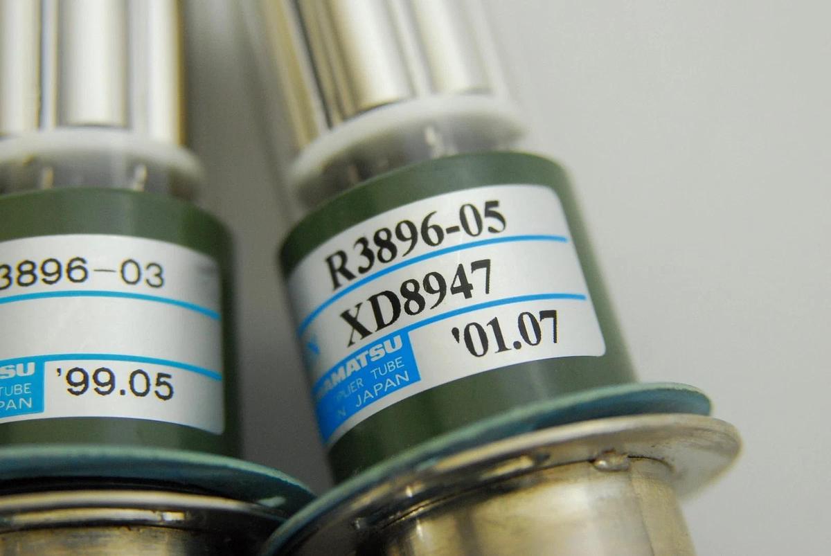 Used Hamamatsu Photomultiplier Tube W/ Sockets - Lot of 5