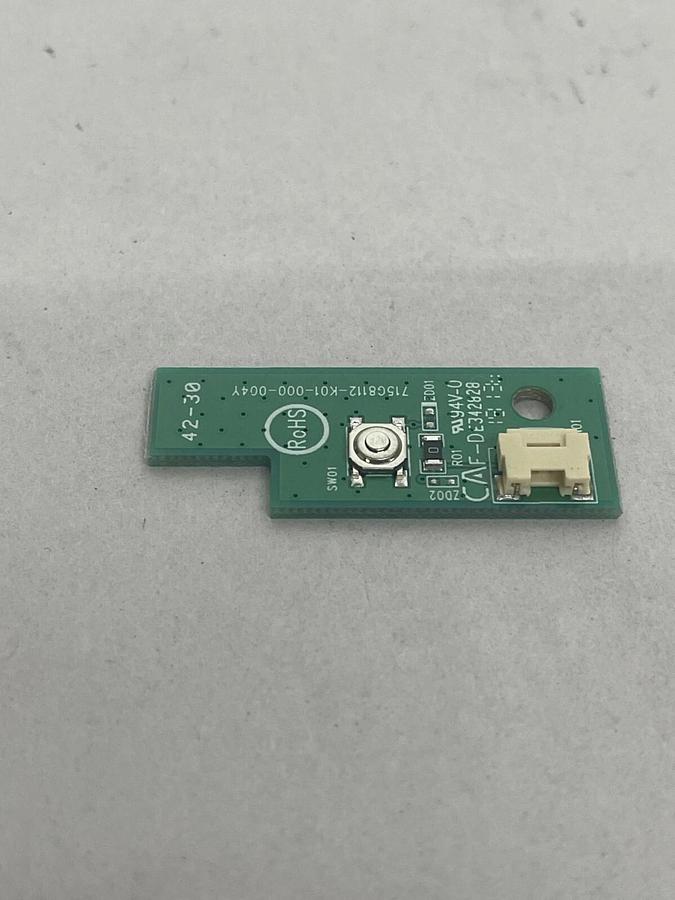 Used Sharp 715G8112-K01-000-004Y Power Button Board