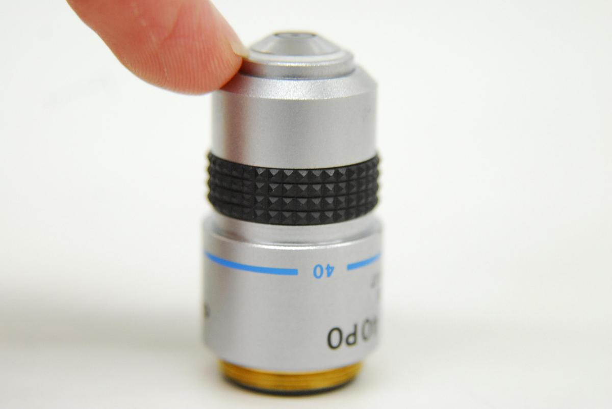Used Olympus DPLan 40PO Microscope Objective 0.65 160/0.17