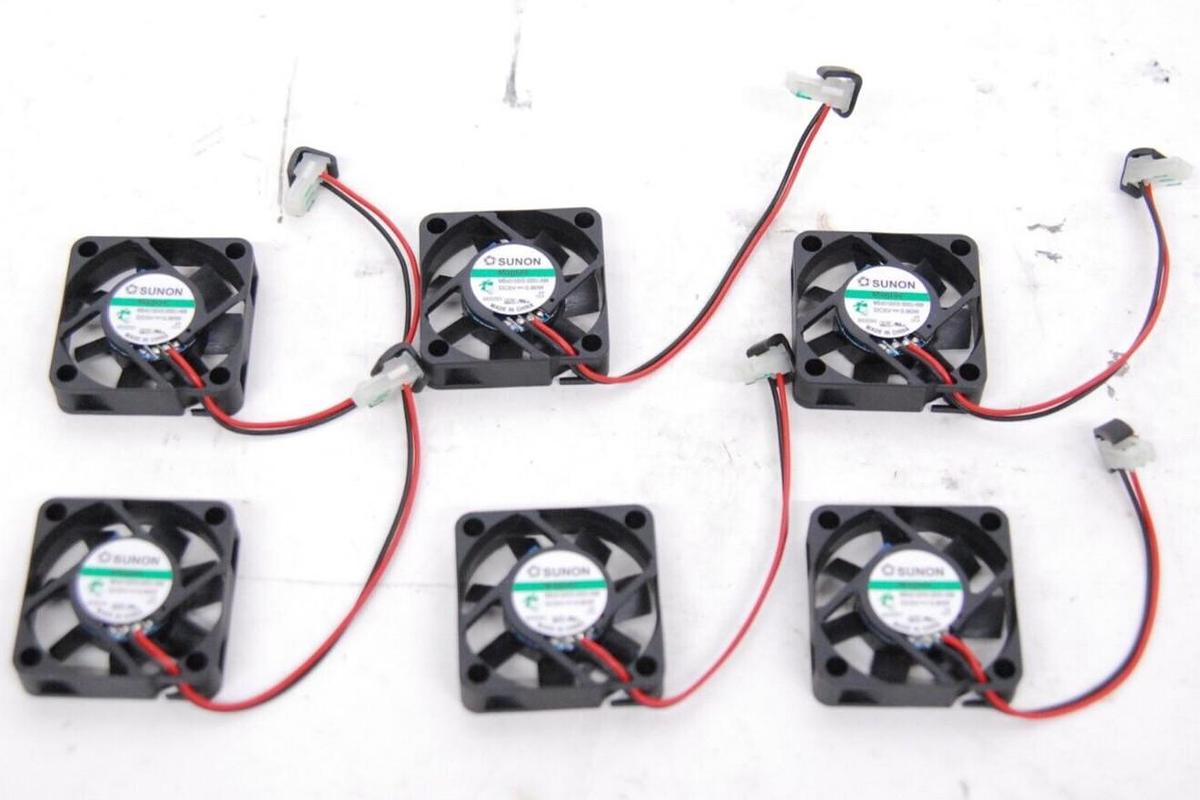 Used Sunon MB40100V2-000U-A99 MagLev 40mm 5VDC 0.90W Fans - Lot of 6