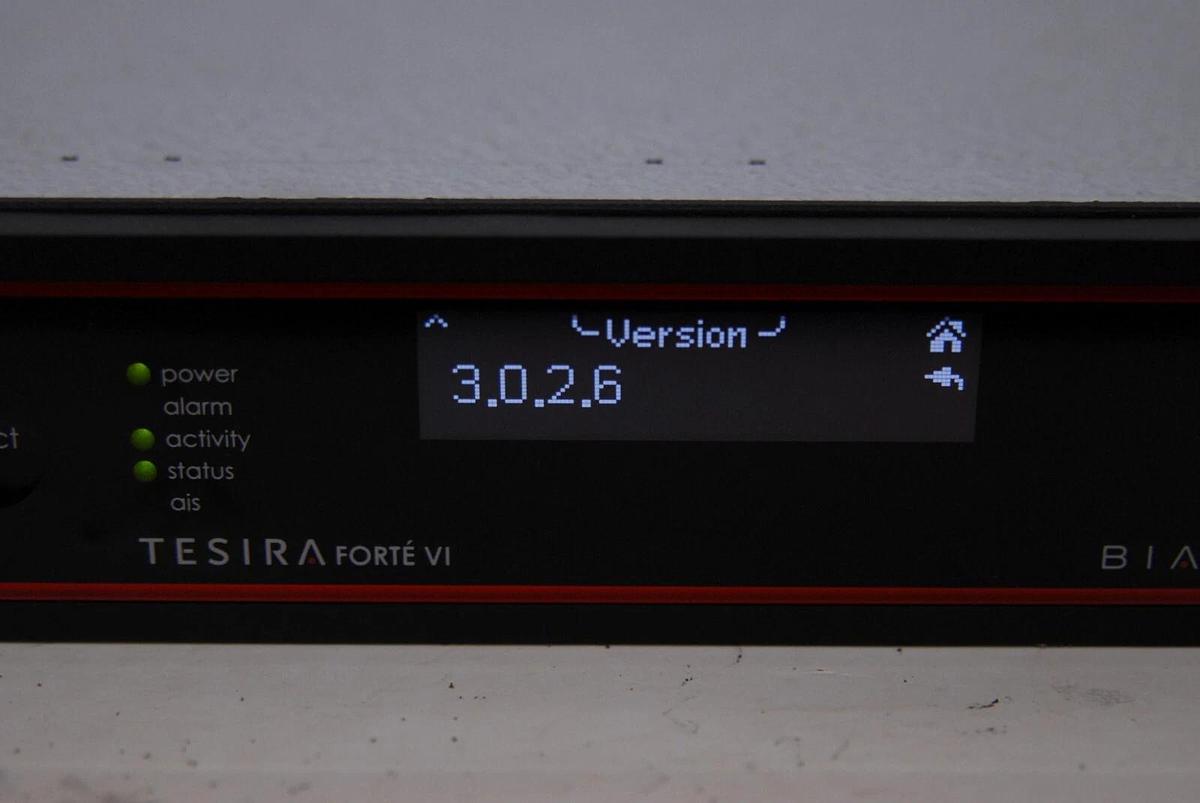 Used BIAMP TesiraFORTE VI Digital Audio Server