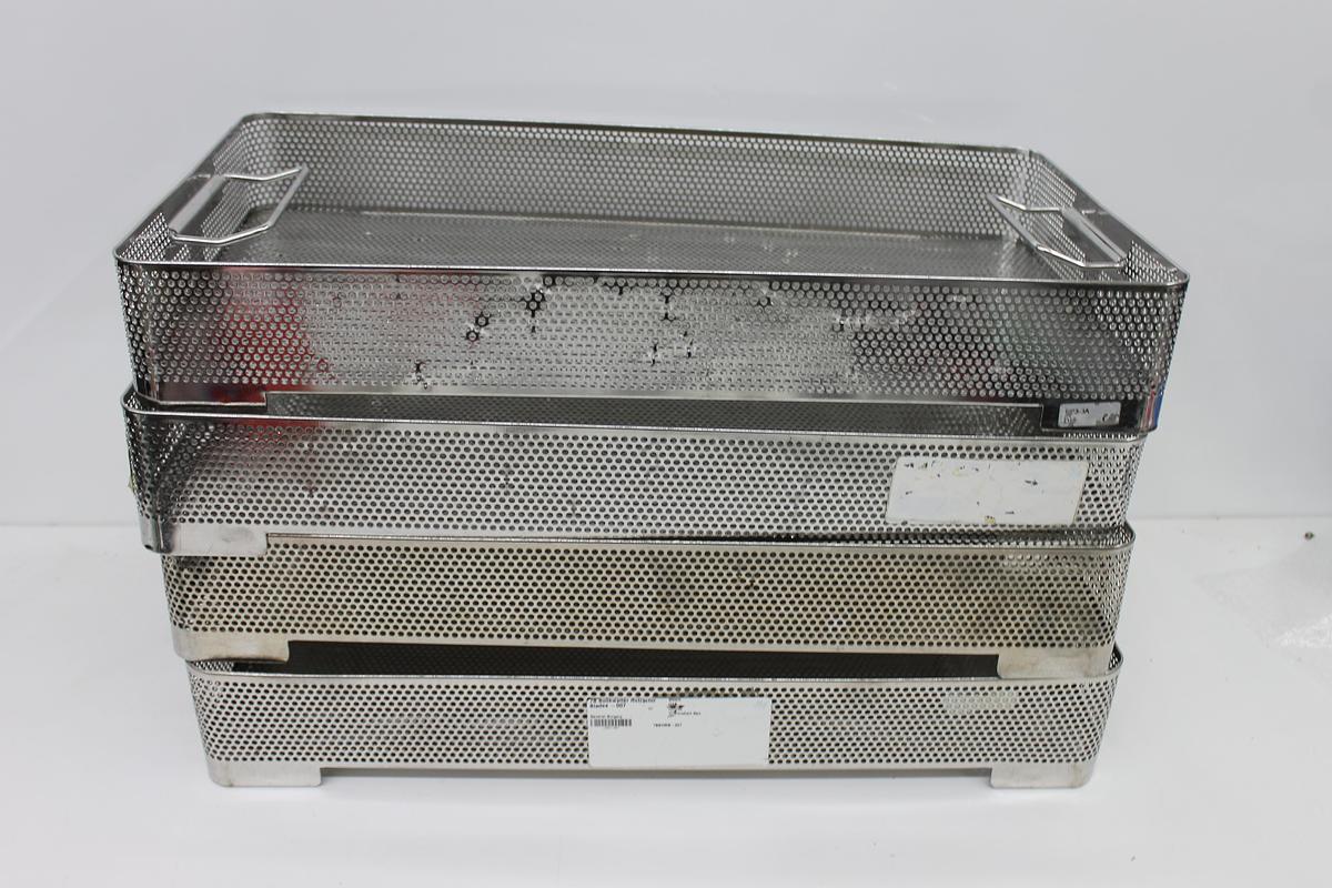 Used 20.5"x10.5"x2.5" Steralization Tray LOT OF 4