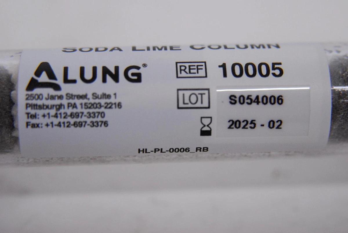 Used ALUNG 10005 HL-PL-0006_RB Soda Lime Column - Hemolung CR4