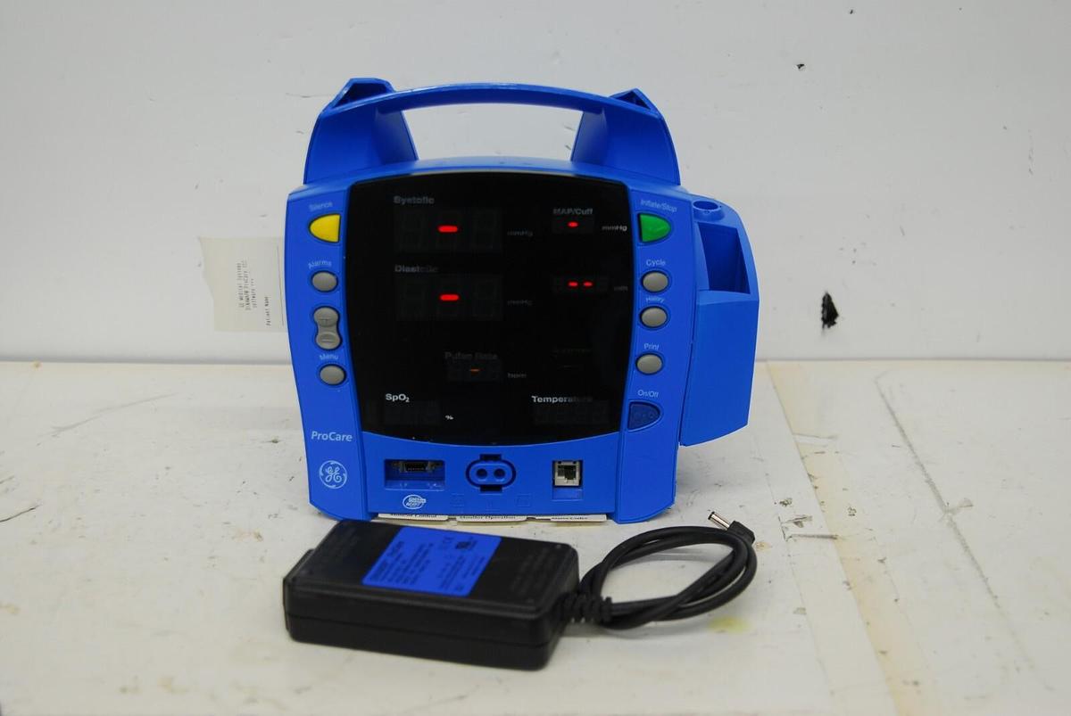 Used GE Dinamap ProCare 400 (DPC400NR) W/ Power Adapter- READ DESCRIPTION