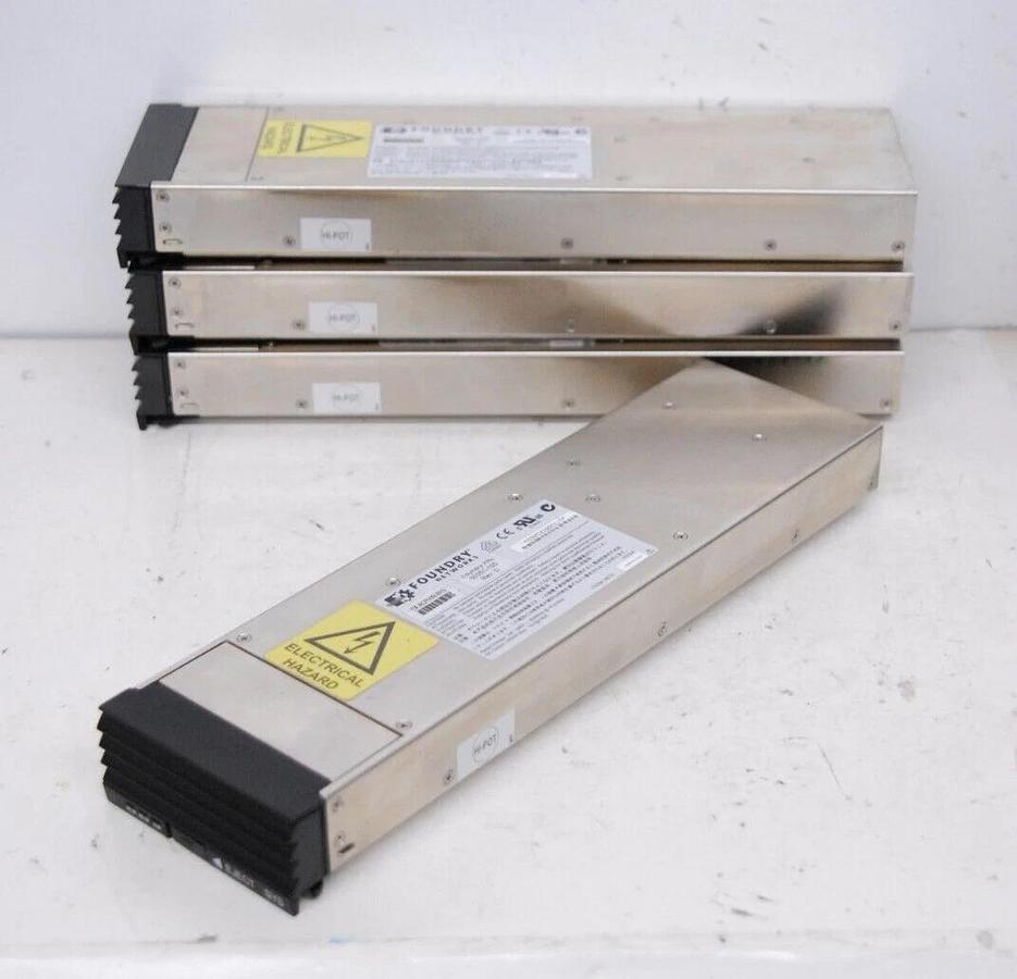 Used Foundry Networks SX-ACPWR-POE 1250W FastIron SuperX/SX800/SX1600 AC Power Supply