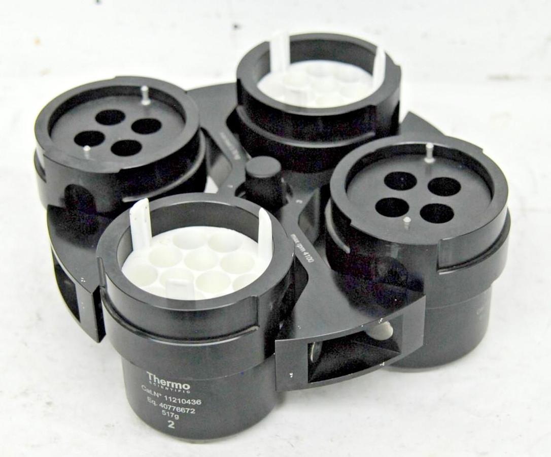 Used Thermo T41 51231105 Centrifuge Rotor 4100RPM 3.70kg W/ 4 Buckets, 4 inserts