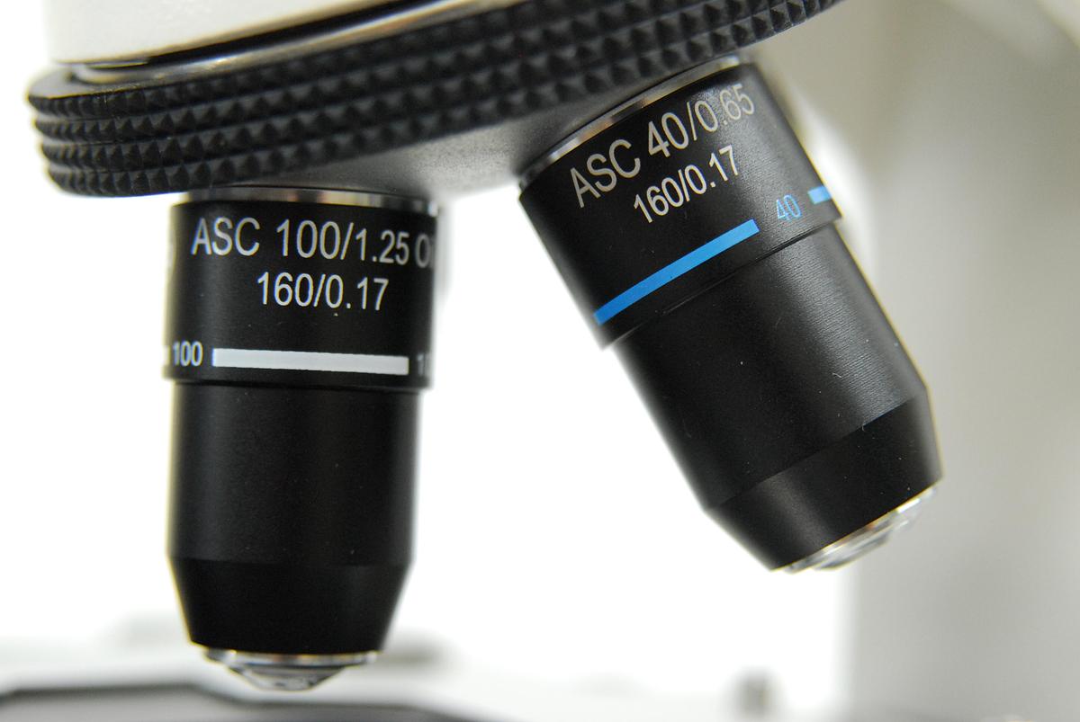 Used Boreal B2-252 Binocular Microscope W/ 4/10/40/100 Objectives